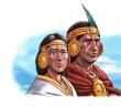 The name of the Inca tribe.  The Incas.  Empire of the Sun.  History of the Inca Empire